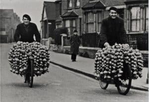 Les marchands d'oignons à bicyclette